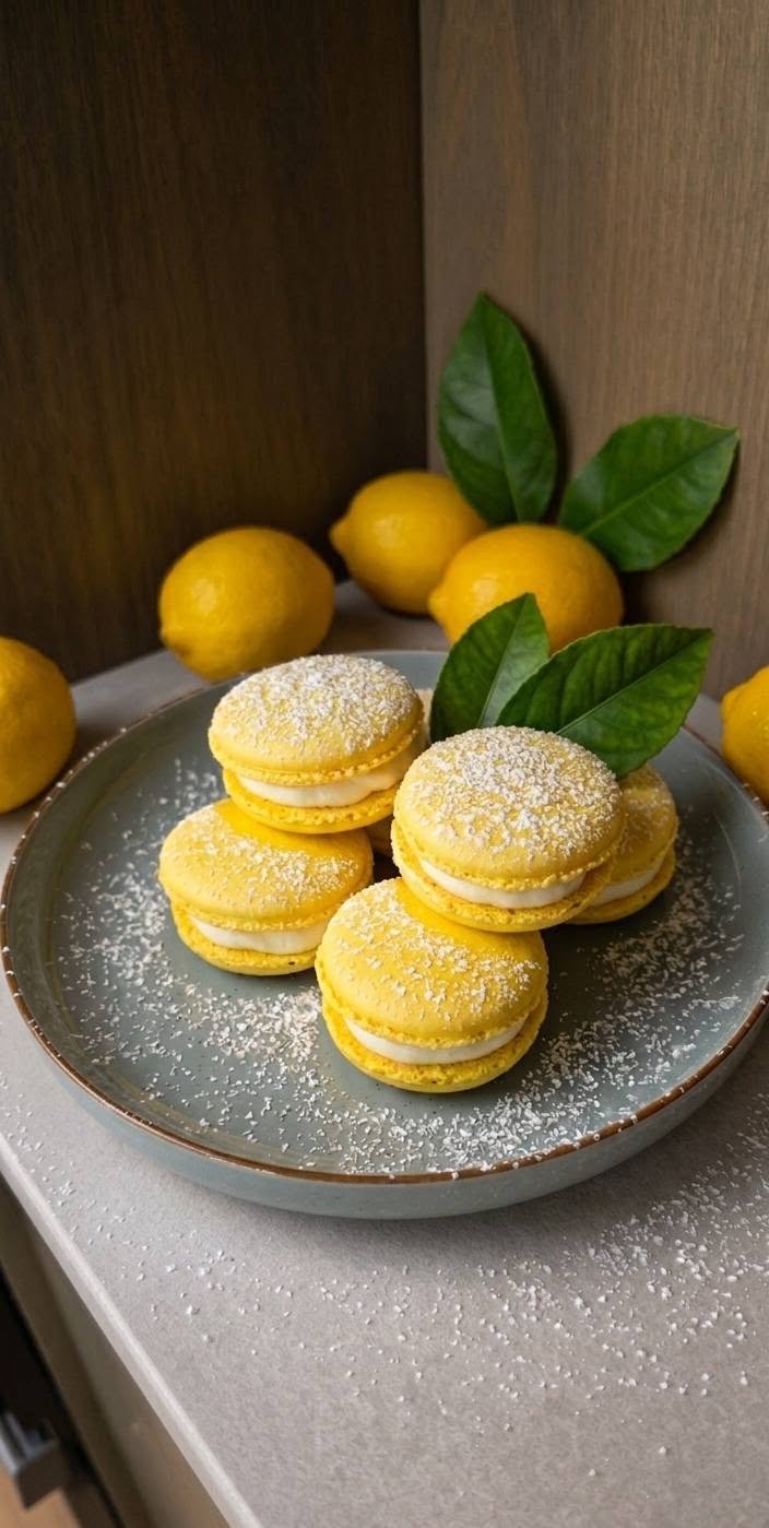 Lemon Curd Macarons (dozen)