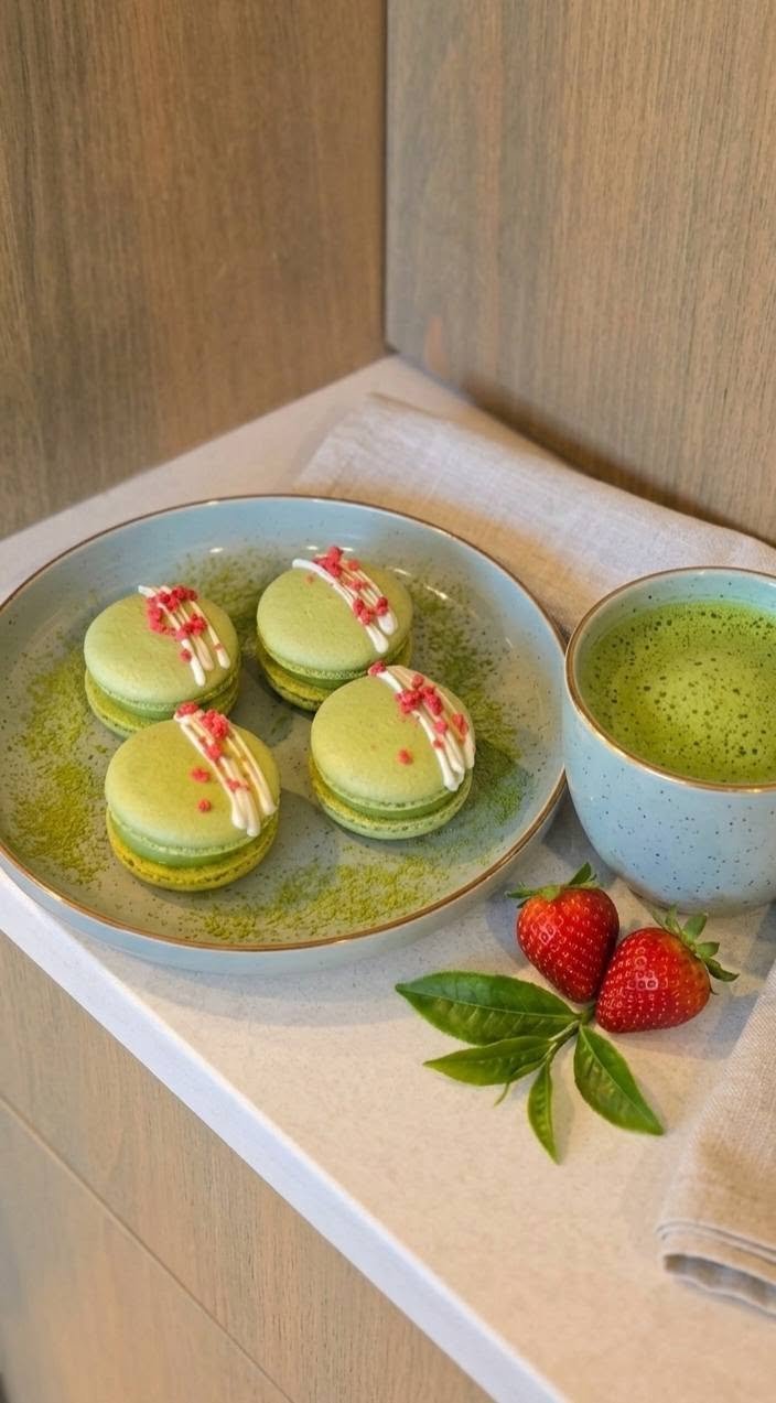 Matcha Macarons (dozen)